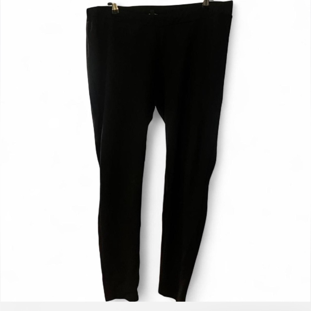 🛍️ 3/$15 Premise Studio Black Rayon Blend dress pants Leggings Elastic Waist 1X